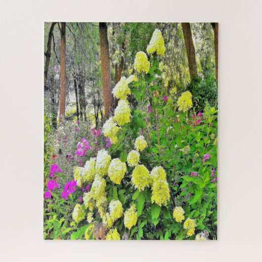 チャートレイズグリーンライムライトアジデンジアガーデン ジグソーパズル (縦)