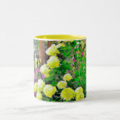 チャートレイズグリーンライムライトアジデンジアガーデン ツートーンマグカップ (中央)