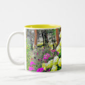 チャートレイズグリーンライムライトアジデンジアガーデン ツートーンマグカップ (左)