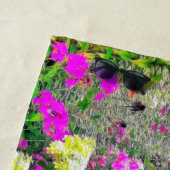 チャートレイズグリーンライムライトアジデンジアガーデン ビーチタオル (インサイチュ)