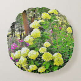 チャートレイズグリーンライムライトアジデンジアガーデン ラウンドクッション