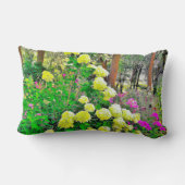 チャートレイズグリーンライムライトアジデンジアガーデン ランバークッション (裏面)