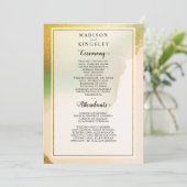 チャートレイズファブ抽象芸術アメージング結婚式 プログラム (スタンド正面)