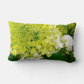 チャートレエレガントーズグリーンライムライトアジサイ ランバークッション (裏面)