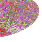 チャートレエレガントーズグリーン、ピンク、青あじさい カッティングボード (角)