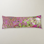 チャートレエレガントーズグリーン、ピンク、青あじさい ボディピロー (裏面)