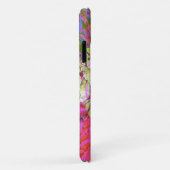 チャートレエレガントーズグリーン、ピンク、青あじさい Case-Mate iPhoneケース (裏面/右)