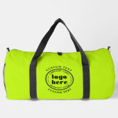 チャートレカスタムース会社ロゴ事業プロモーション ダッフルバッグ (裏面)