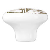 チャートレスラビリンスアンティークスタイル+アイディア セラミックノブ (側面)