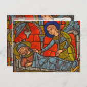 チャートレス大聖堂のステンドグラス窓 ポストカード (正面/裏面)