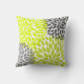 チャートレーズグリーングレーダリアモダンデコールソファ枕 クッション (裏面)