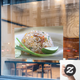 チャーハンタイ料理タイ料理ご飯 ウィンドウサイン