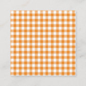 チャーミングなひまわりQRコードギフトレジストリー 小 エンクロージャーカード (裏面)