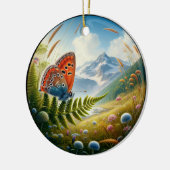 チャーミングなアメリカハチドリ セラミックオーナメント (左)