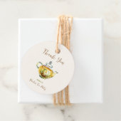 チャーミングなカモミール ブライダル ティーパーティー フェイバータグ (インサイチュ)