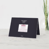 チャーミングなクロのグリッター ハート シーズンカード (裏面)