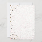 チャーミングなツインベアの赤ちゃん招待状 招待状 (裏面)