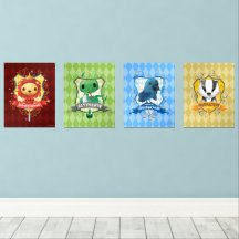 チャーミングなホグワーツの家紋章