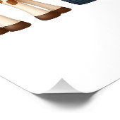 チャーミングなロンドンバスにキリンと象が乗ってる ポスター (コーナー)