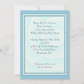 チャーミングなヴィンテージのアールデコの女性のパーティー 招待状 (裏面)