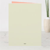 チャーミングなヴィンテージの花屋の風景 カード (裏面)