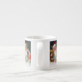 チャーミングなヴィンテージサンタクロース エスプレッソカップ (裏面)