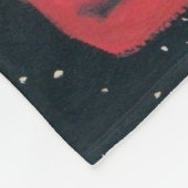 チャーミングなヴィンテージサンタクロース フリースブランケット (角)