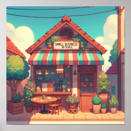 チャーミングな中小企業アニメアート ポスター