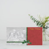 チャーミングな休日の写真テンプレート シーズンカード (スタンド正面)