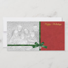 チャーミングな休日の写真テンプレート シーズンカード