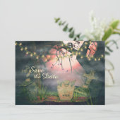 チャーミングな墓地のSave the Date結婚式招待状 招待状 (スタンド正面)