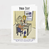 チャーミングな折りたたみ式グリーティングカード カード (正面)