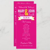 チャーミングな旗式プログラム プログラム (正面/裏面)