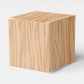 チャーミングな木目調のクラシック セレブレーション フェイバーボックス (正面サイド)