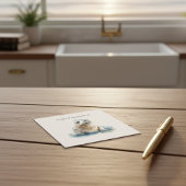 チャーミングな水彩イラストのセーラスープ　カスタム 招待状