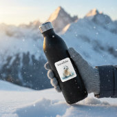 チャーミングな水彩シールパピー、カスタム スクエアシール