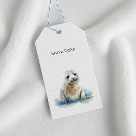 チャーミングな水彩画のセイラップのカスタム ギフトタグ