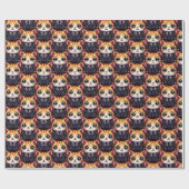 チャーミングな猫のエグゼクティブ ラッピングペーパー (フラット)