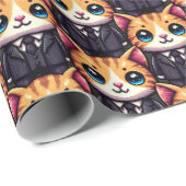 チャーミングな猫のエグゼクティブ ラッピングペーパー (ロールコーナー)