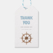 チャーミングな航海の誕生日 ギフトタグ (正面)