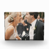 チャーミングな記念品 カスタム写真 フォトブロック (正面)