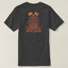 チャーミングな銅の~Christmas~のワイシャツ(背部で) Tシャツ