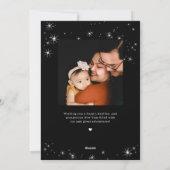 チャーミングな20歳の新年写真カード シーズンカード (裏面)