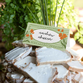 チャーミングガーデン ホイシカル グリーン オレンジ プレイスカード