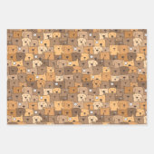 チャーミングドッグスディライト ラッピングペーパーシート (正面)