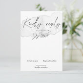 チャーミング ネイチャー ヴァーティカル RSVP カード (スタンド正面)