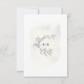 チャーミング ネイチャー ヴァーティカル RSVP カード (裏面)