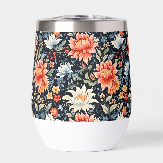 チャーミング ランヤ フラワーパターン-65293 (正面)