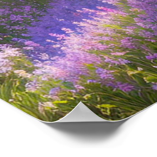 . .チャームの繊細な桜 ポスター (角)