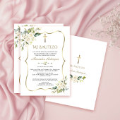 チャームインビタシオンデバウティゾコンフローレスバプテスマ 招待状